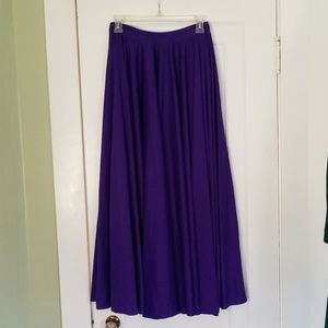 Full circle dance maxi skirt